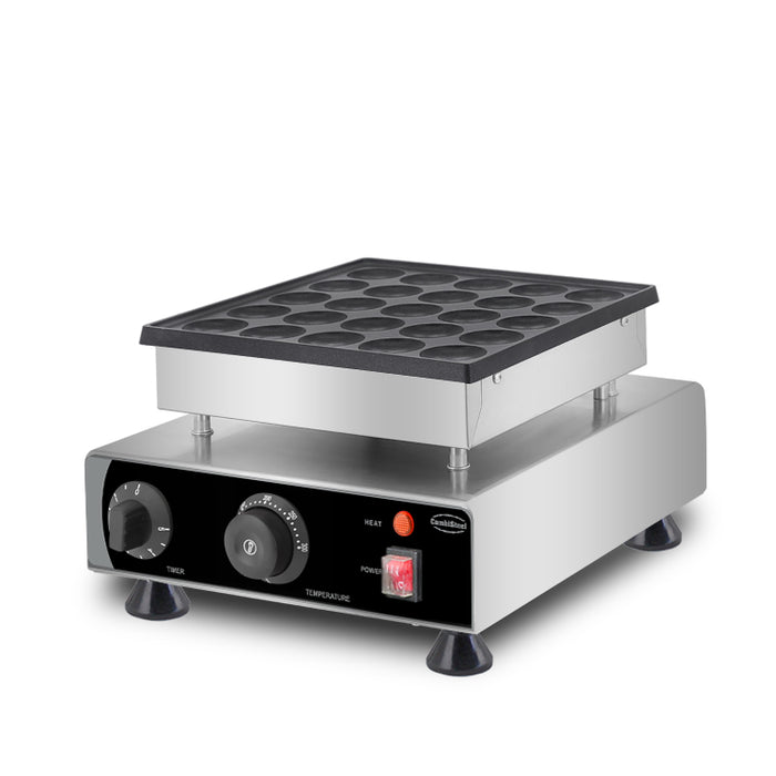Combisteel stainless steel tabletop pancake maker with cast aluminium plate, 25 piece capacity