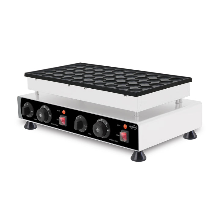 Combisteel tabletop pancake maker with stainless steel body and non-stick cooking plate