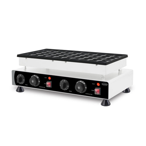 Combisteel tabletop pancake maker with stainless steel body and non-stick cooking plate view 2