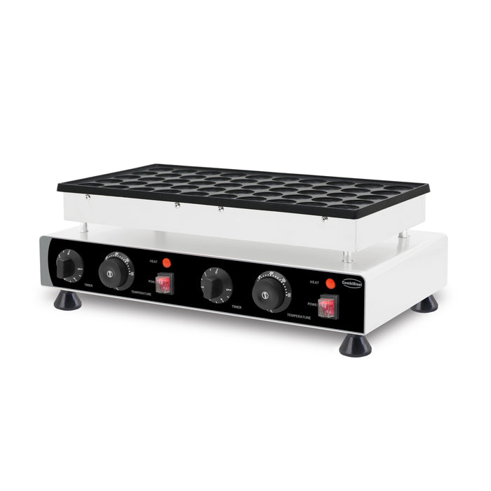 Combisteel tabletop pancake maker with stainless steel body and non-stick cooking plate view 2