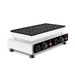 Combisteel tabletop pancake maker with stainless steel body and non-stick cooking plate view 3