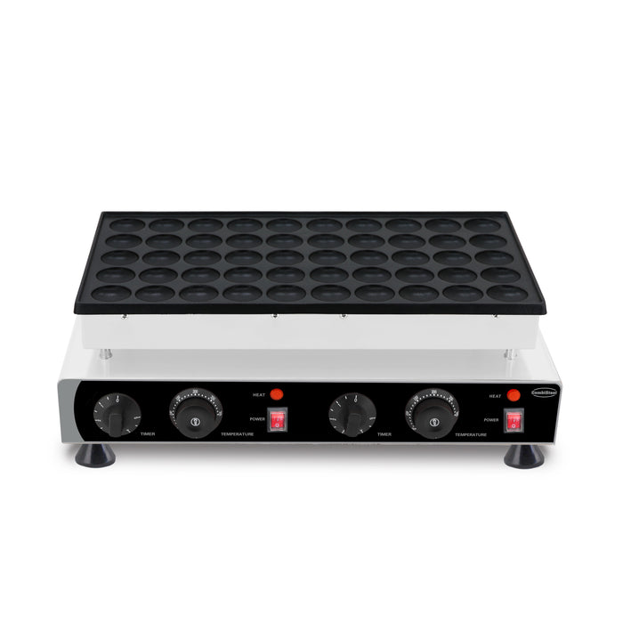 Combisteel tabletop pancake maker with stainless steel body and non-stick cooking plate view 4