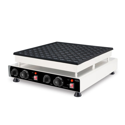 Combisteel tabletop pancake maker with cast aluminium non-stick plate and control knob