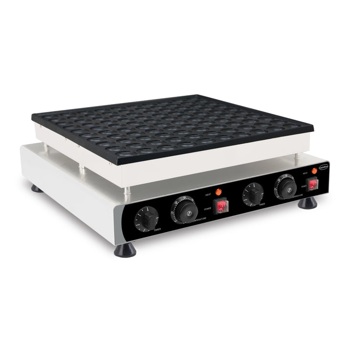 Combisteel tabletop pancake maker with cast aluminium non-stick plate and control knob view 3