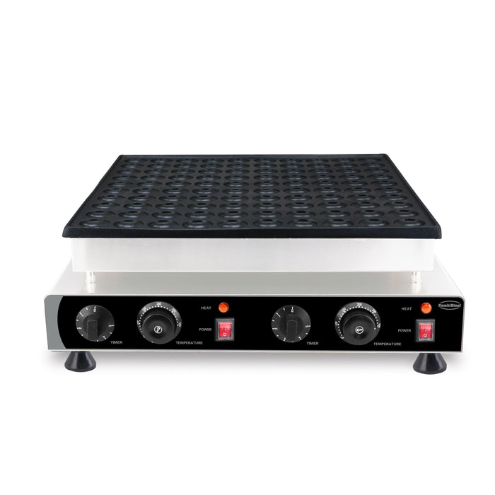 Combisteel tabletop pancake maker with cast aluminium non-stick plate and control knob view 5