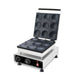 Combisteel tabletop pancake maker with cast aluminium griddle and knob controls