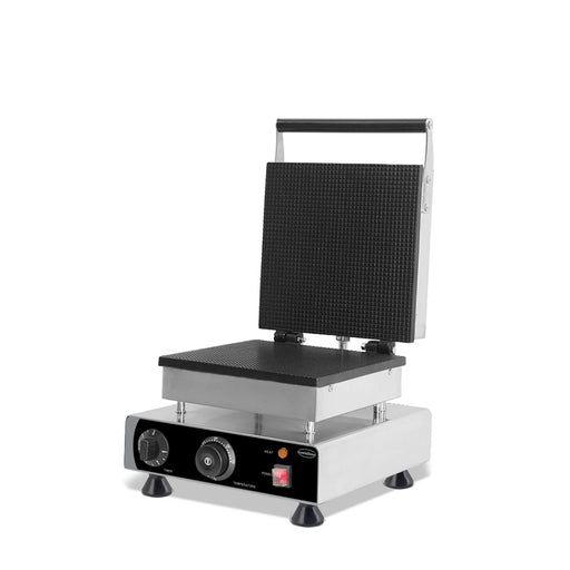 Combisteel stainless steel tabletop waffle maker with square cooking plate