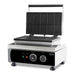 Combisteel stainless steel tabletop waffle iron with cast aluminium plate