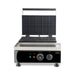 Combisteel stainless steel tabletop waffle iron with cast aluminium plate view 2