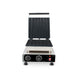 Stainless steel tabletop waffle iron with cast aluminium non-stick cooking plate view 5