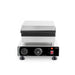 Combisteel tabletop waffle iron with 10 piece cast aluminium plates and knob controls view 4