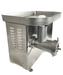 Stainless steel Combisteel meat mincer with three grinding plates on white background view 3