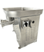 Stainless steel Combisteel meat mincer with three grinding plates on white background view 4