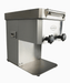 Stainless steel Combisteel meat slicer with fixed blade guard and control panel view 7