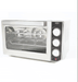 Stainless steel tabletop convection oven with glass door and rotisserie attachment view 7