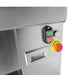 Stainless steel Combisteel meat slicer with fixed blade guard and control panel view 5