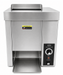 Stainless steel tabletop hamburger bun toaster with control panel view 3