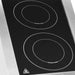 Combisteel ENTRY 700 stainless steel induction cooktop with two cooking hobs and knob controls view 7