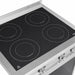 Combisteel ENTRY 700 stainless steel induction cooker with four cooking hobs and knob controls view 3