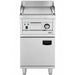 Combisteel Entry 700 stainless steel electric fry top with chromed griddle surface and knob controls view 2