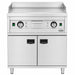 Combisteel ENTRY 700 EL stainless steel freestanding electric griddle with chromed cooking surface view 2