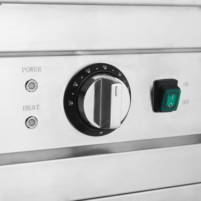 Combisteel ENTRY 700 stainless steel freestanding electric bain-marie with GN pan view 3