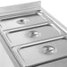 Combisteel ENTRY 700 stainless steel freestanding electric bain-marie with GN pan view 7