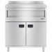 Stainless steel freestanding neutral work unit with double configuration view 2
