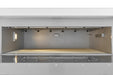Combisteel double deck electric pizza oven, tabletop model, stainless steel finish view 2