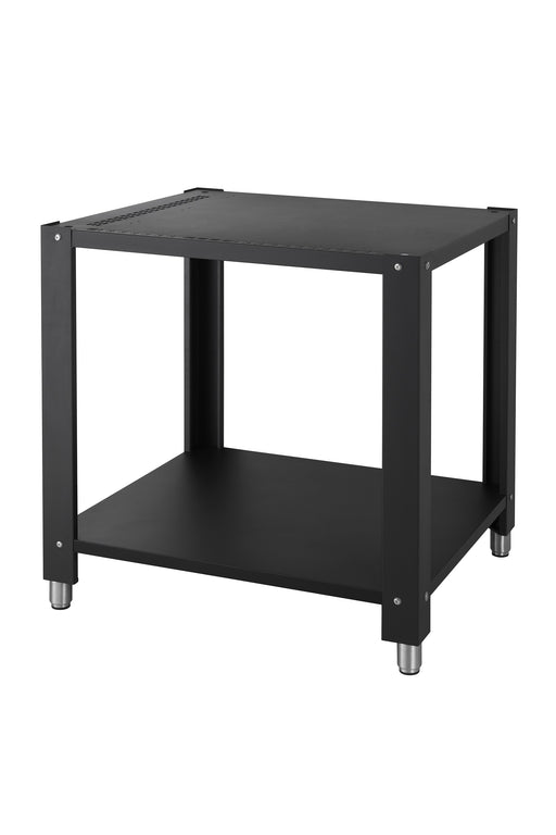 Stainless steel support stand for pizza oven installation