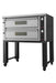 Stainless steel mobile support stand for Combisteel pizza oven view 3
