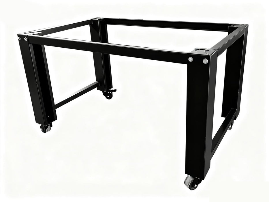 Stainless steel mobile support stand for Combisteel pizza oven