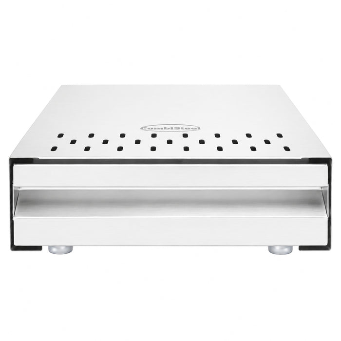 Stainless steel coffee knock box with compact rectangular design view 5