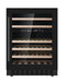 Combisteel single glass door wine cooler with LED lighting and dual temperature zones