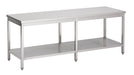 Stainless steel bottom shelf for 2700mm wide worktable