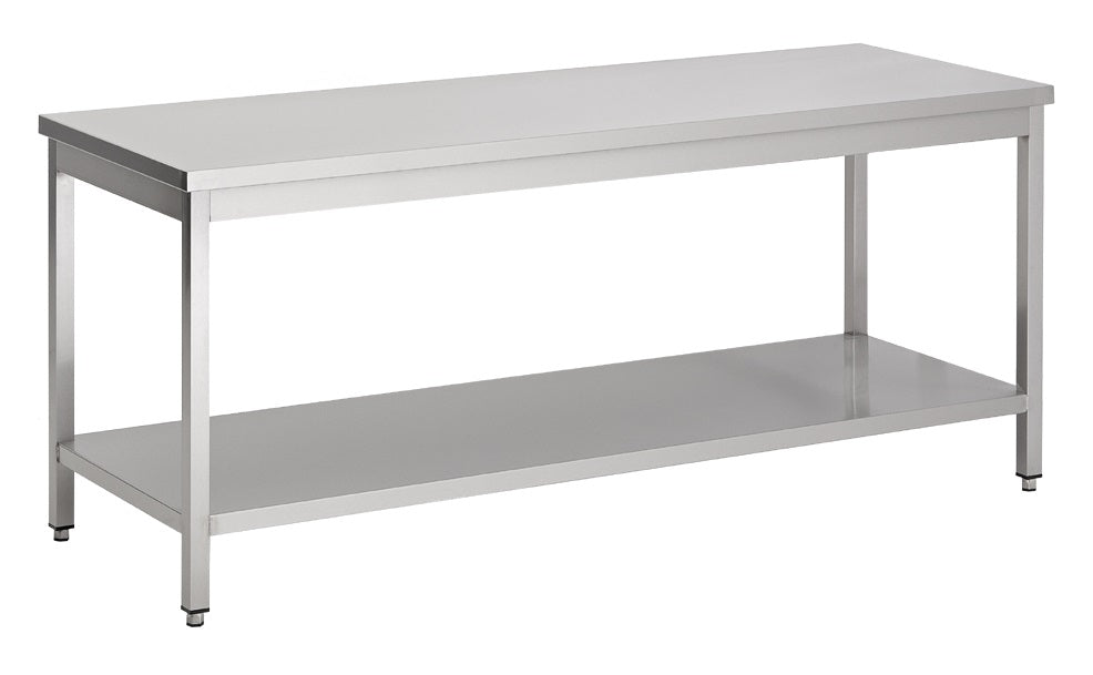Stainless steel bottom shelf for 1700mm commercial worktable