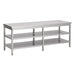 Combisteel 800 Worktable 2 Shelves 2300