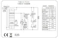 Combisteel SS 1200 stainless steel upright freezer with single door view 3