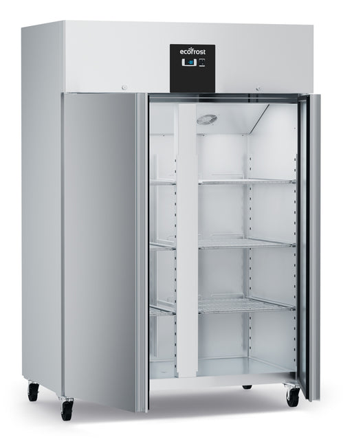 Combisteel SS 1200 stainless steel upright freezer with single door view 2