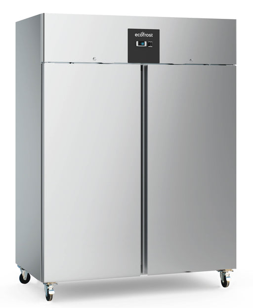 Combisteel SS 1200 stainless steel upright freezer with single door