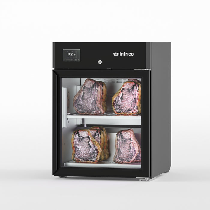 Infrico AC140MDAB dry aging meat cabinet, front view