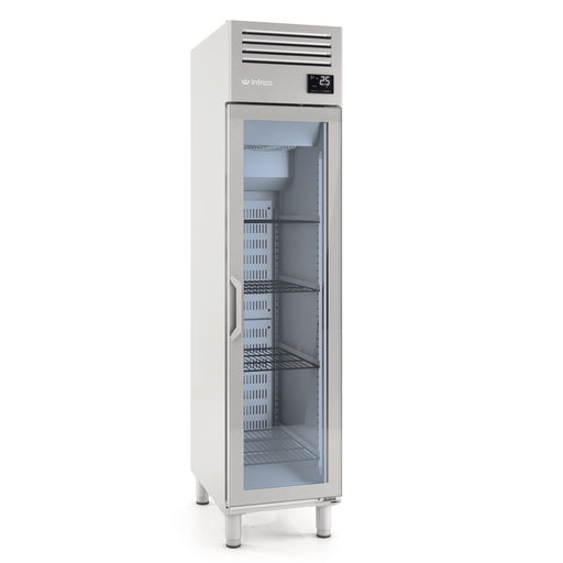 Infrico AGN300 CR GN 1/1 Glass Door Reach in Refrigerator SLIM LINE AGN 300/600L Series