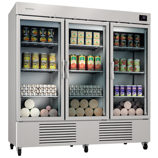 Infrico AN49CR Reach-In Display Refrigerator