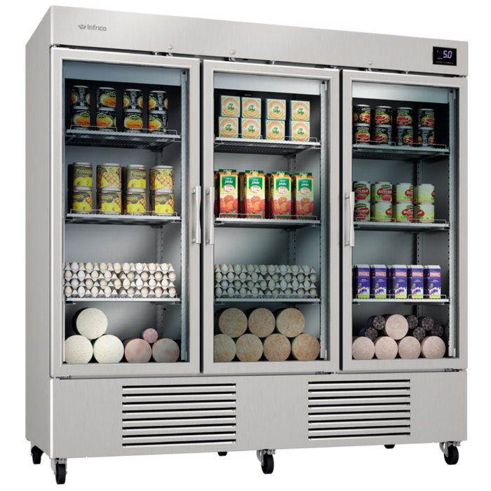 Infrico AN49CR Reach-In Display Refrigerator