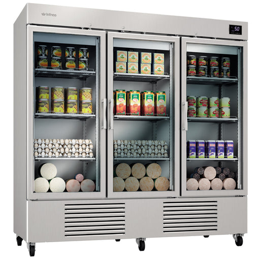 Infrico AN23CR Reach-In Display Refrigerator