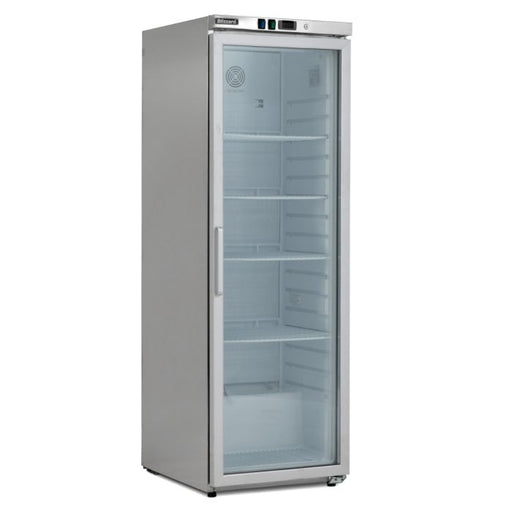 BLIZZARD Single Glass Door Stainless Steel Refrigerator HSG40