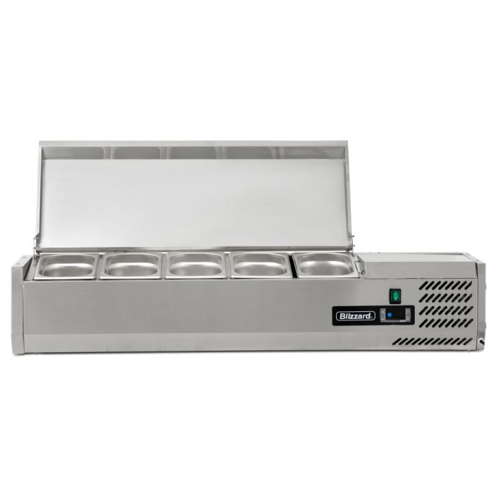 Blizzard 1/3 Gastronorm Prep Top With Hinged Lid 1200mm(W) TOP1200EN