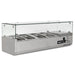 Blizzard 1/4 Gastronorm Prep Top With Glass Cover 1200mm(W) TOP1200-14CR