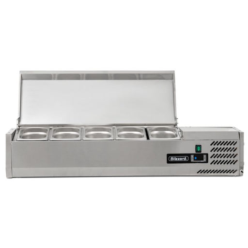 Blizzard 1/4 Gastronorm Prep Top With Hinged Lid 1200mm(W) TOP1200-14EN