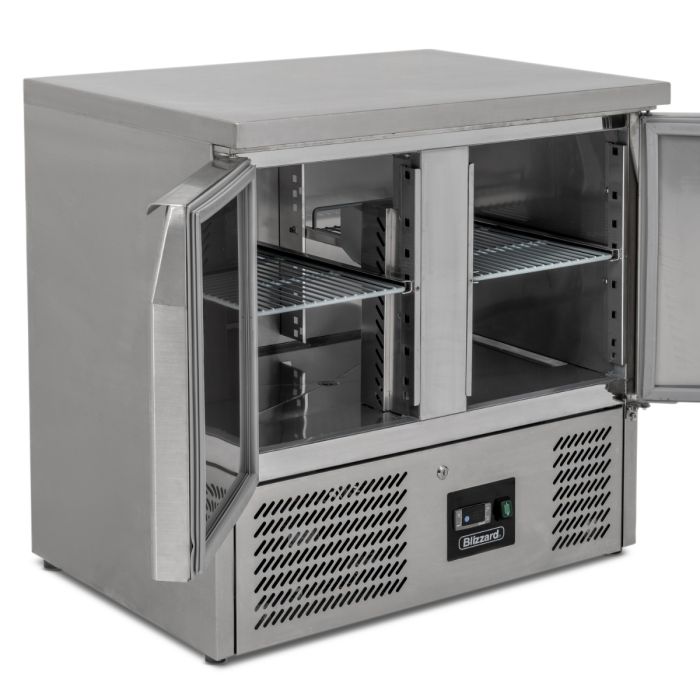 Blizzard 2 Door Compact Gastronorm Counter 240L BCC2